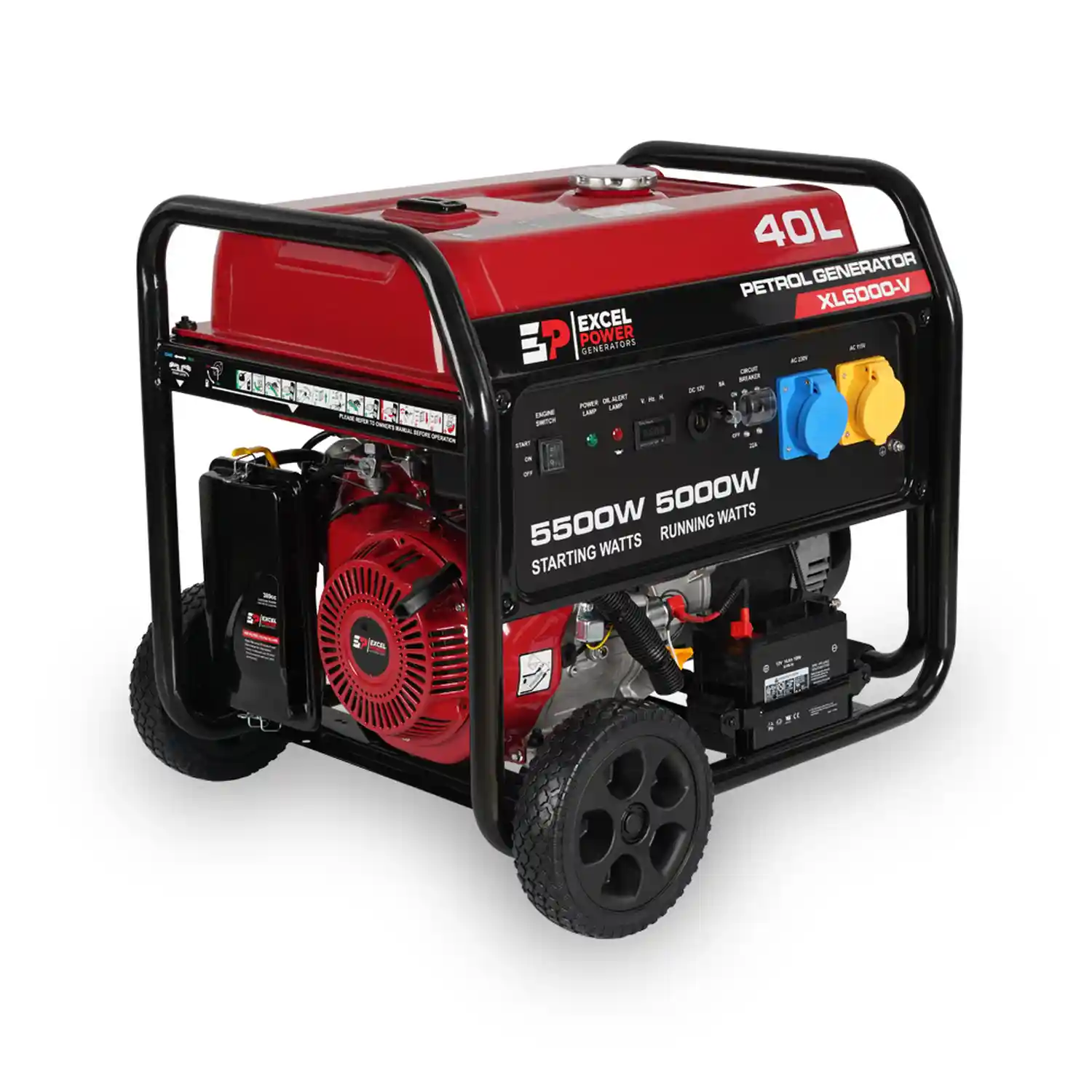 Excel Power XL6000V Petrol Generator | Hampshire Generators